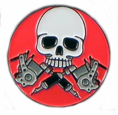 Tattoo skull and - skull, guns
