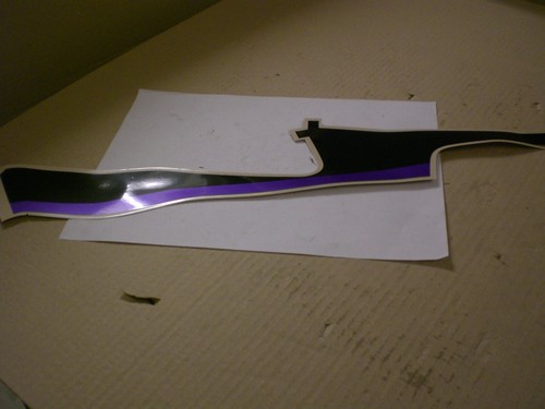 Honda cbr600fn stripes - stripes, left