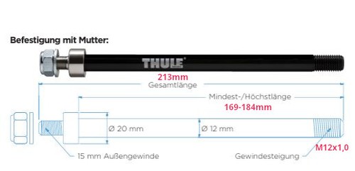 Thule thru axle - thule,
