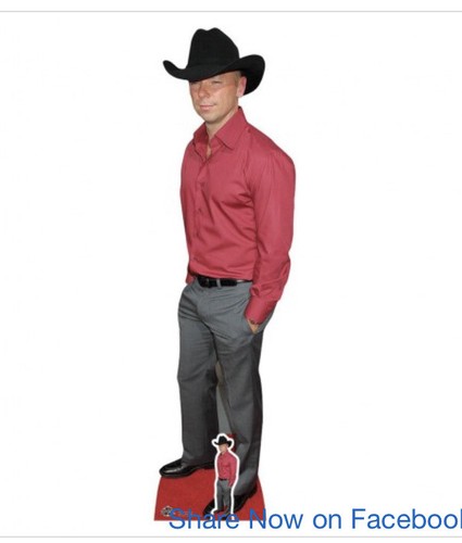Kenny chesney cardboard - kenny,