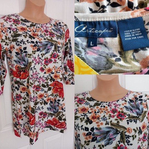 Artscapes qvc tunic top size - tunic, l