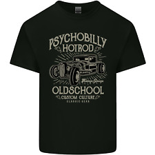 Psychobilly Hotrod Hot Rod Dragster Mens Light Cotton T-Shirt