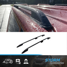 Black aluminium roof bars - roof,