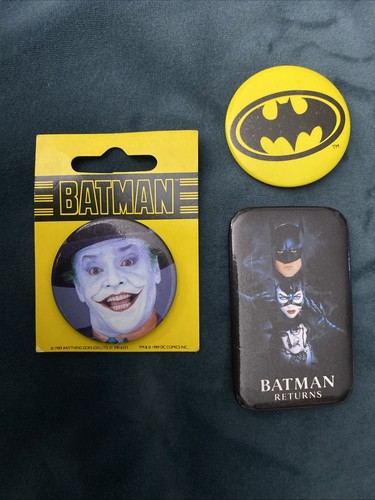Vintage batman badges - vintage,