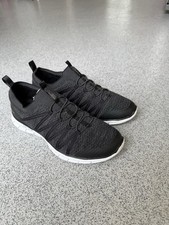 Skechers Stretch Knit Bungee Slip On Sneakers Glider Tuneful Black