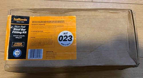 Halfords non rail roof - non-rail,