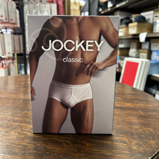 Jockey Classic Y-Front Mens Cotton Brief NAVY BLUE Size 52 