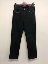 NYDJ WOMAN'S TUMMY TUCK JEANS IN BLUE BLACK BEADS SIZE 8 VGC 8753