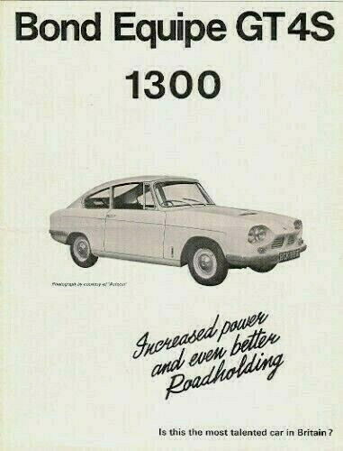 Bond equipe gt4s 1300 - equipe,