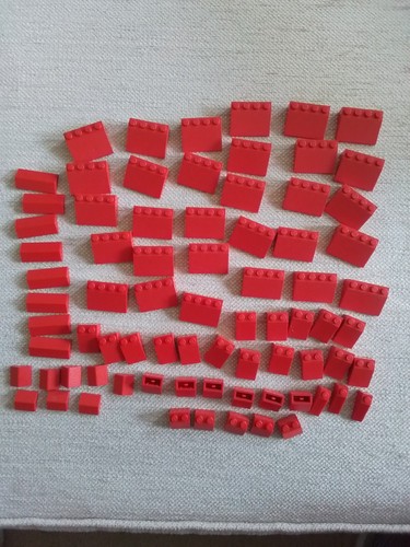 Lego red roof tiles