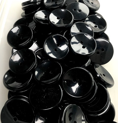 Buttons large 34mm - 54l, black