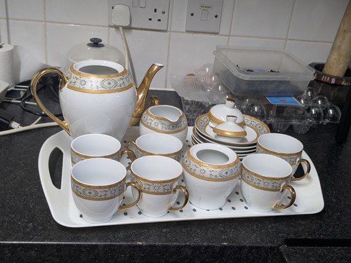 Elegant piece tea set - elegant, 15-piece