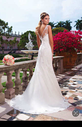 Justin alexander ivory lace - ivory,
