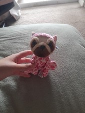 BNWT Pink Love PUGSLEY soft