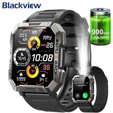 Blackview W60 Waterproof Smartwatch with Emergency Lighting 2.01'' Screen 900mAh