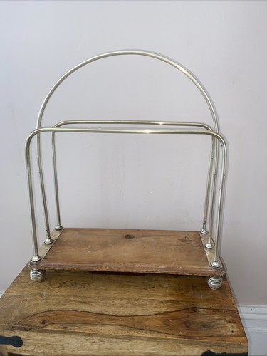 Vintage oak and brass - vintage,