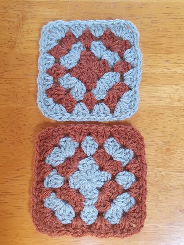 Colourful hand crochet - hand,