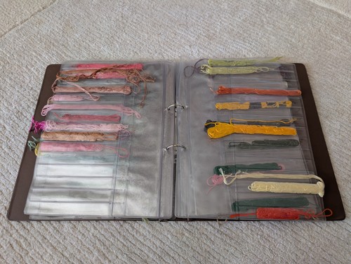 Cross stitch thread organiser - stitch,