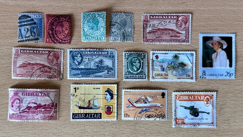 Gibraltar used stamps - gibraltar, 14