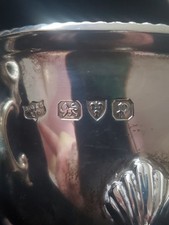 Antique Solid Silver Sauce