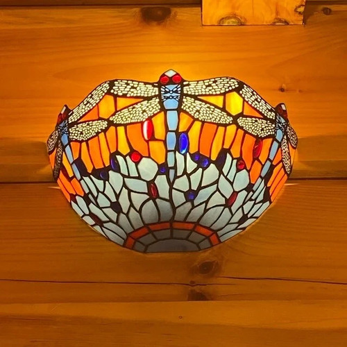 Tiffany style dragonfly - style,