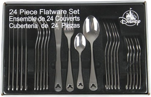 Mickey mouse piece flatware - mouse, 24