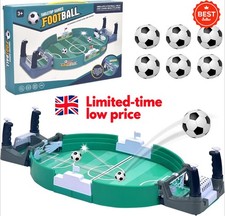 NEW Mini Table Football Game w/6 Balls - Family Toy Gift for Kids Adults Xmas UK