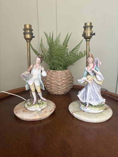 Pair vintage porcelain - pair,