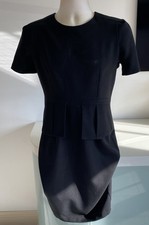 Beautician Long Tunic Florence Roby  Size 10 Black Spa Salon Uniform Massage 
