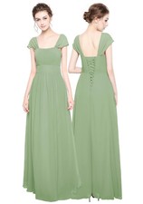Straps maxi Chiffon Bridesmaid