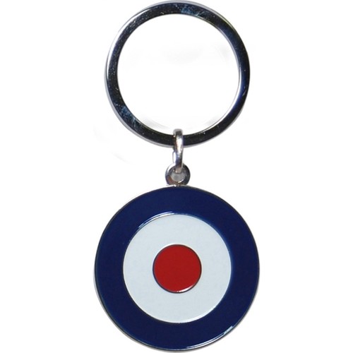 Mod target enamel keyring - target,