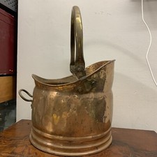 Antique Copper Coal Bucket