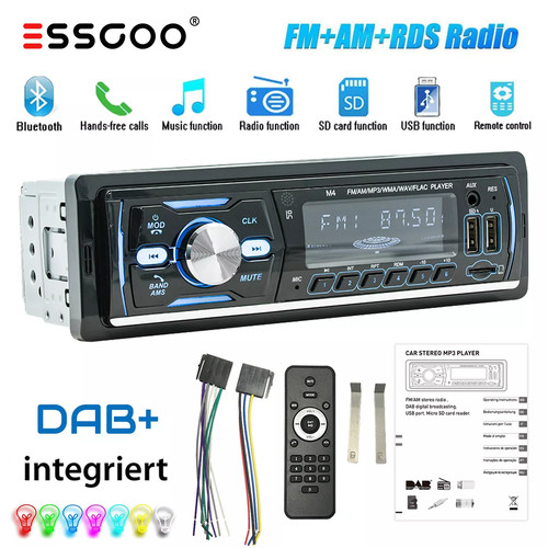 Dab single 1din - single, radio