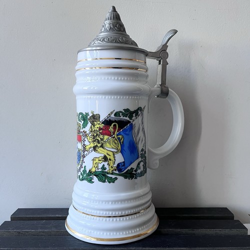 Large porcelain german beer - porcelain,