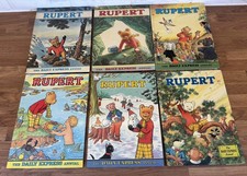 Rupert Bear Annual  Job Lot x6