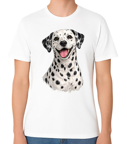 Happy dalmatian dog - dalmatian, portrait