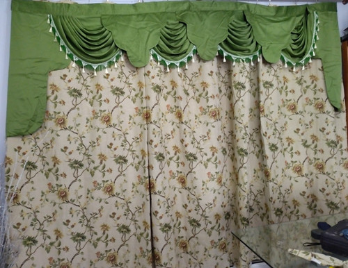 Olive green beige 230cm long - &,
