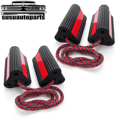 4pcs rubber wheel chocks - 4pcs,
