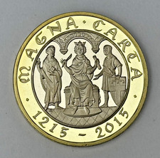 2015 Proof Magna Carta 4th Portrait £2 Two Pound Coin