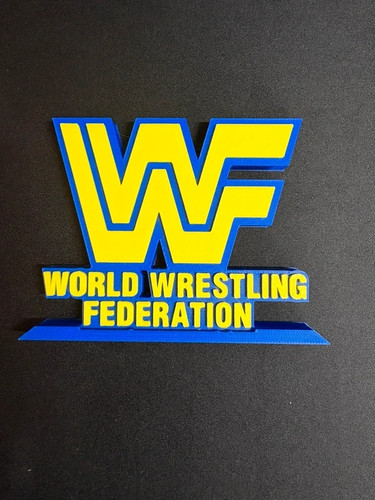 Wwf classic logo printed - logo, 3d