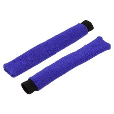 2 Pack Badminton Towel Overgrip Nylon Anti-Skid Sweatband Tennis Racquet Blue