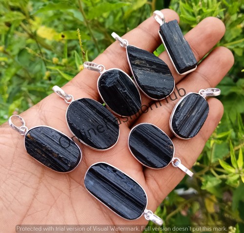 Rough black tourmaline - rough,
