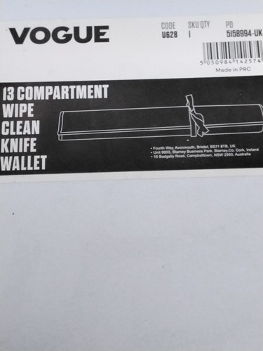 Chefs knife wallet case - chefs,