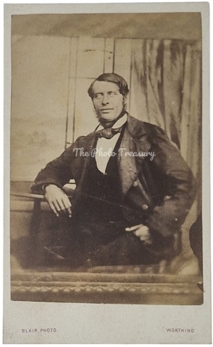 Cdv man with striking eyes - cdv,