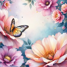 Butterfly Decoupage Rice Paper