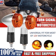 2X Chrome Motorcycle Bullet
