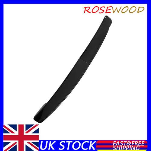 Gloss black rear trunk spoiler - black,