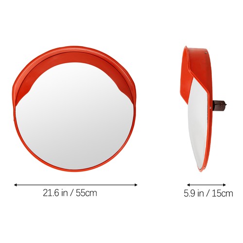 Wide angle round road blind - angle,