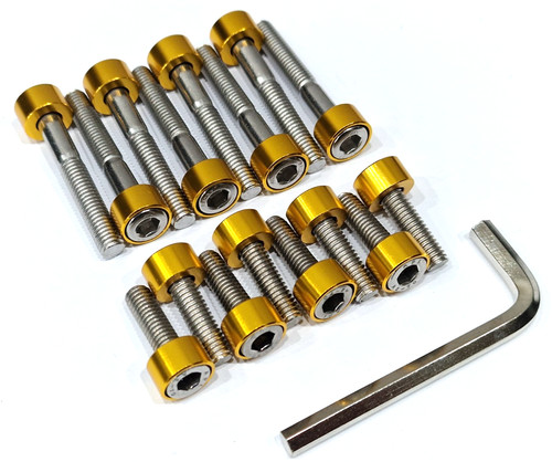Stainless rocker cover bolts - cover,