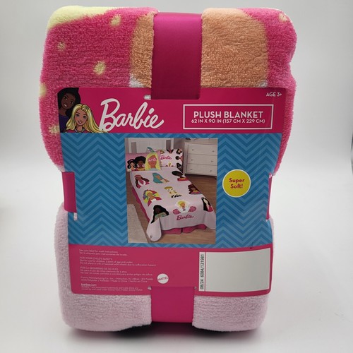 Barbie plush blanket - barbie,